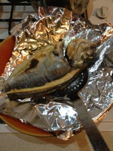 The grilled bream